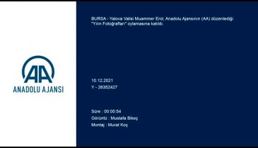 Yalova Valisi, AA Bursa Bölge Müdürlüğünde "Yılın Fotoğrafları" oylamasına katıldı