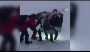 Jandarma paylaştı! Uludağ'da kaybolan 3 şahıs böyle kurtarılmış...