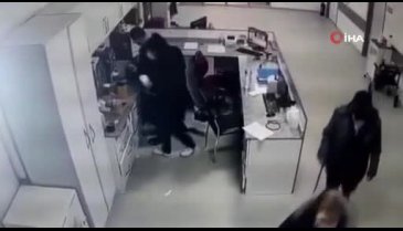 Zonguldak'ta acil servisteki patlama anı kamerada