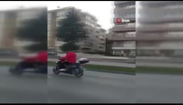 Bursa'da motosikletli jokey