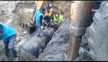 İstanbul'da inşaatta toprak kayması meydana geldi