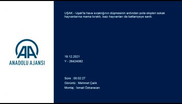 Uşak polisinden iç ısıtan hareket!
