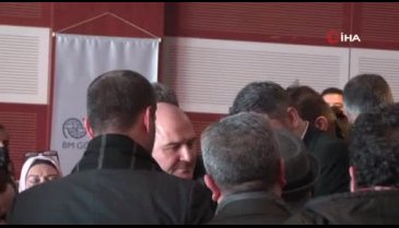 İçişleri Bakanı Süleyman Soylu, göçmenlerle bir araya geldi