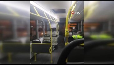 Bursa'da otobüs ile servis şoförleri arasında yol verme kavgası