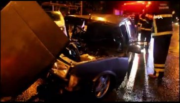 Ordu'da duran otomobile çarptı! 1 ölü