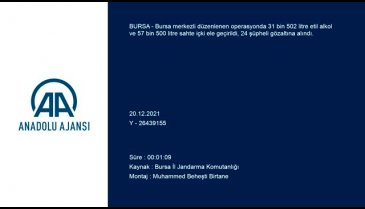 Bursa merkezli sahte içki operasyonunda 24 şüpheli gözaltında