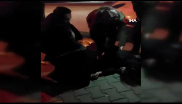 Bursa'da kaza sonrası baygınlık geçiren şahsa arkadaş tokadı!