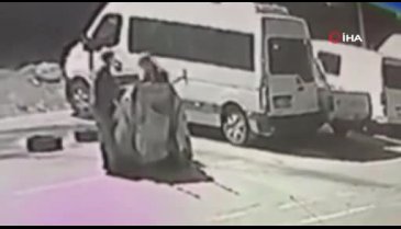 Bursa'da çöp konteynerini böyle çaldılar
