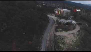 Bursa Uludağ'da yol çalışması çileye döndü