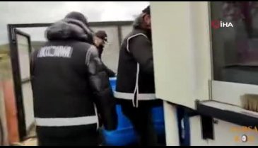 Bursa'da sahte içki operasyonu! Tam 2 ton 400 litre
