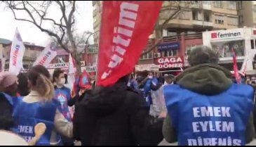 Eğitim-iş Sen Bursa meydanlara indi