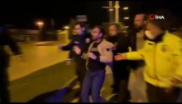 Bursa'da alkollü sürücü polise önce zorluk çıkardı sonra yalvardı