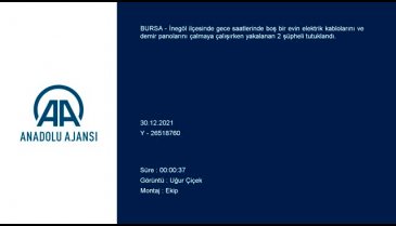 Bursa'da mahalle bekçilerinin yakaladığı 2 hırsızlık şüphelisi tutuklandı