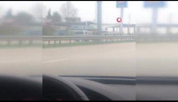 Bursa'da ters şeritten giderek adeta ölüme meydan okudu