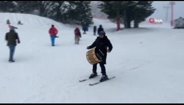 Çılgın davulcu Bursa'da