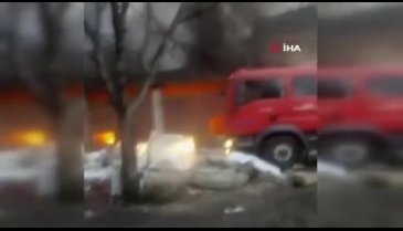 Bursa'da metruk binada korkutan yangın
