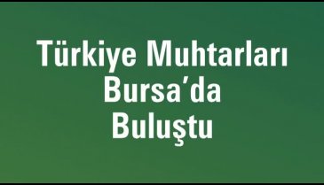 Osmangazi'de 1 hafta...