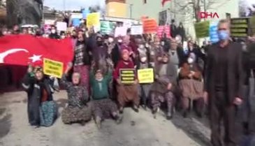 Aydın'da köylülerden 'altın madeni istemiyoruz' eylemi