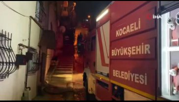 Sigaradan düşen ateş evi yaktı