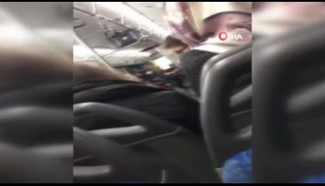Bursa'da belediye otobüsünde maskesiz kadın terör estirdi