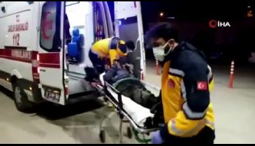 Bursa'da ısınmak için yaktığı ateşe düştü