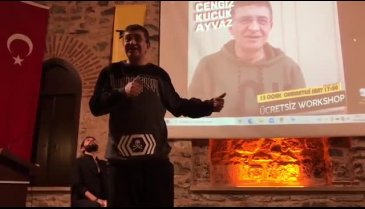 Ünlü komedyen Küçükayvaz, Bursalı gençlerle buluştu