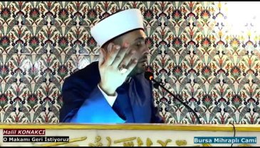 Bursa'da imamdan tepki çeken vaaz: Hilafet istedi!