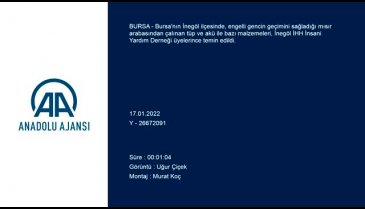 Bursa'da tezgahından malzemeleri çalınan gence destek yağdı
