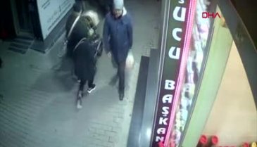 Bursa'da bebek arabalı hırsızlar, güvenlik kamerasında