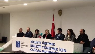 Bursa İnşaat Mühendisleri Odasında adaylık açıklaması