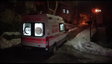 Karısını rehin aldı, evi yakmaya çalıştı