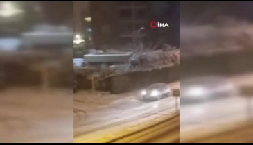 Bursa'da uyarıları dikkate almayan sürücülerin kar çilesi!