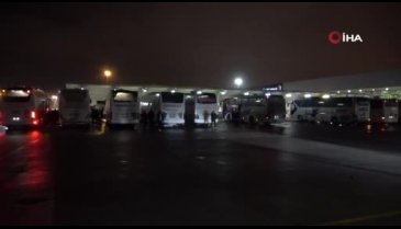 Bursa'da yüzlerce vatandaş terminalde kaldı