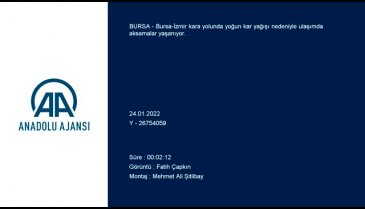 Bursa-İzmir kara yolunda kar etkili oluyor