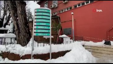 Hastane kantininin çatısı çöktü