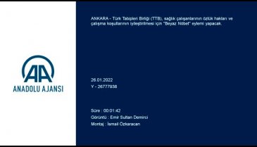 TTB, özlük haklarının iyileştirilmesi için "Beyaz Nöbet" eylemi yapacak