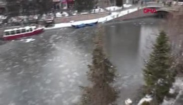Porsuk Çayı'nda 'buz' alarmı