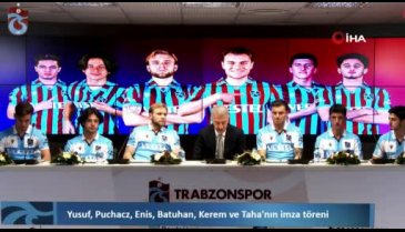 Trabzonspor'da toplu imza töreni