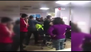"Ambulans niye gecikti" deyip güvenlik görevlilerini darp ettiler