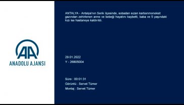 Karbonmonoksit gazından zehirlenen anne ve bebeği öldü