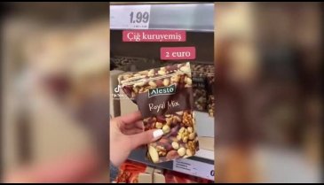 10 Euro ile yapılan market alışverişi viral oldu