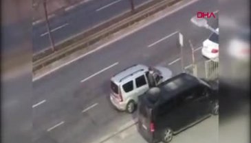 Kadını araca zorla bindirip dakikalarca darp etti