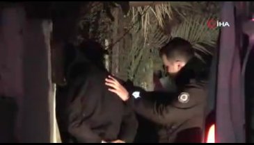 Plakayı bezle kapadılar ama kovalamaca sonucu yakalandılar