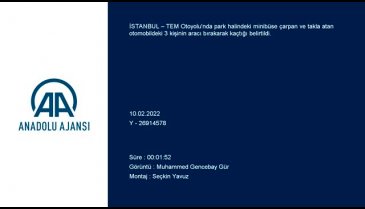 Takla atan otomobilden çıkan 3 kişi aracı bırakıp kaçtı