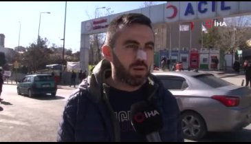 Covid-19'lu hasta sağlık çalışanına saldırdı