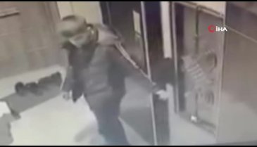 Apartmanlardan ayakkabı çaldı