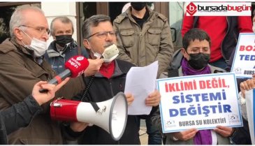 Bursa Su Kolektifi suyun sesi oldu "Sermaye'nin iştahı Marmara'yı tüketti"