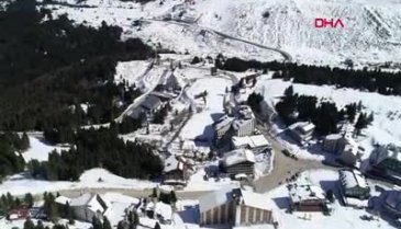 Bursa Uludağ'a 40 günde 887 bin 200 kişilik ziyaretçi!