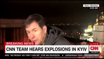 Muhabir işgale canlı yayın yaparken yakalandı!