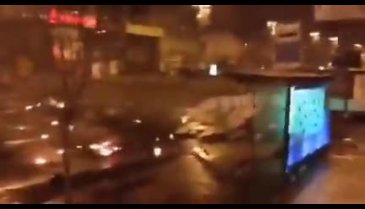 Kiev yakınındaki petrol tank çiftliği vuruldu